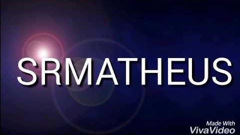 Primeiro video e intro de sr matheus gamer