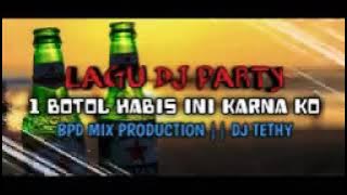 DJ party SATU BOTOL HABIS KARNA KO,,,