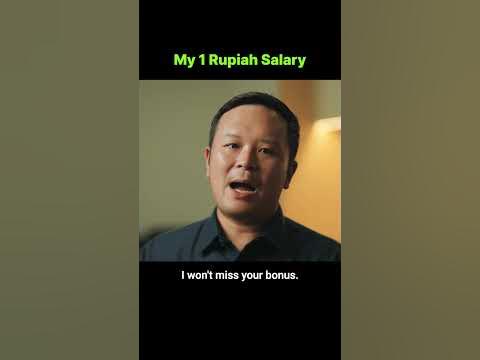 My 1 Rupiah Salary to Support My Employees YouTube
