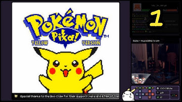 GameStomp || Pokemon Yellow (Nuzlocke) w/ DDR Dance Pads | PART 1