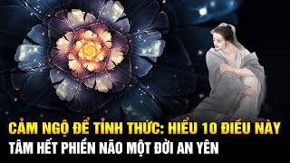 Nhân sinh tại thế: Cảm ngộ để Tỉnh thức: Hiểu 10 câu này Tâm hết phiền não cả đời bình thản an yên.