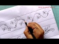 10 Cute Hand Drawing Designs,Simple Dress Borderline Designs,Secrets of Drawing-01,Sketch, #Miss_A