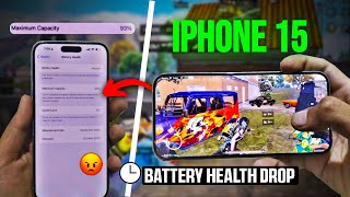 iPhone 15 Battery Health: BGMI's Impact on Battery Life - 6 Month Review screenshot 4