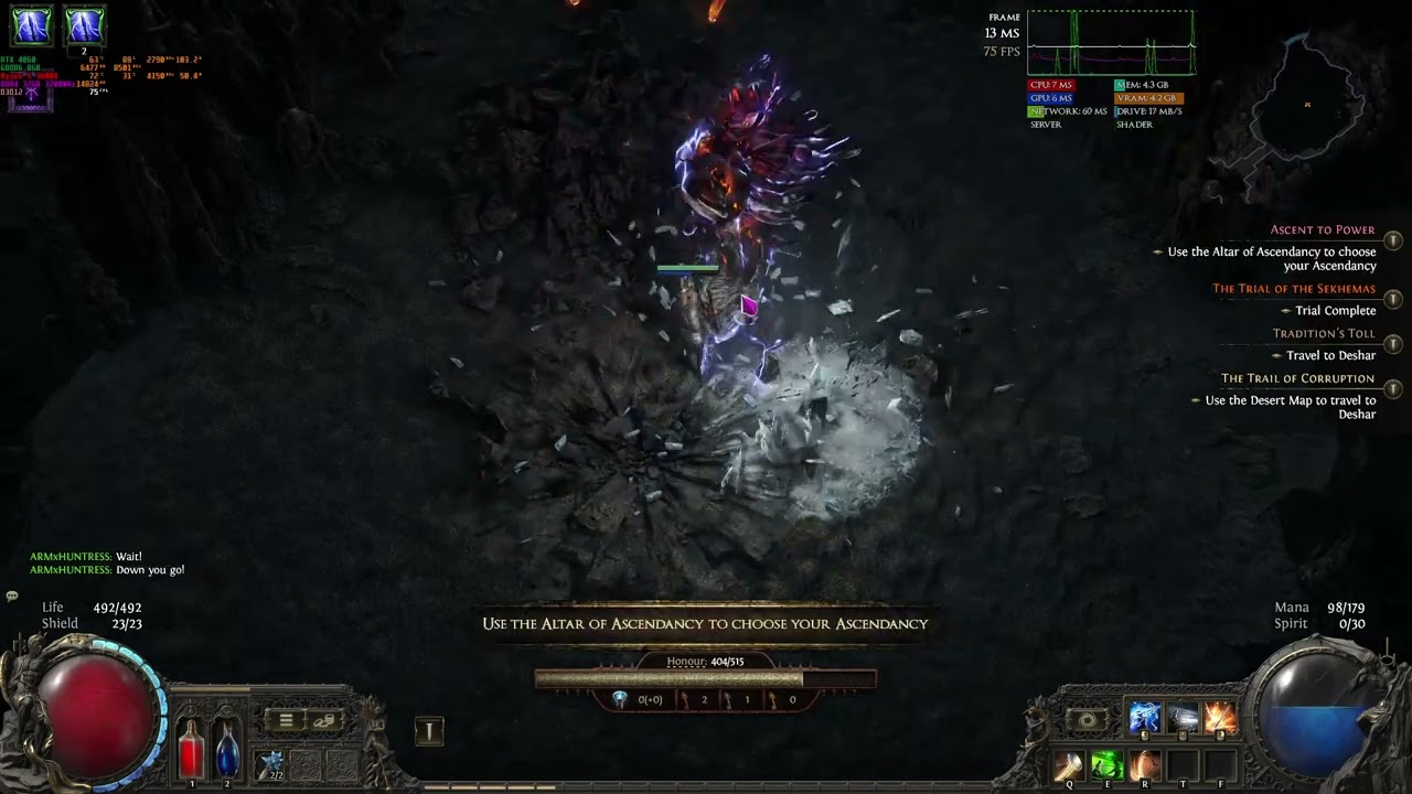 Path of Exile 2 + RTX 4060 #18 PARRY PARRY PARRY