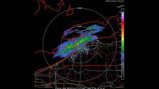 January 6th, 2022 Lake Effect Snow Radar Loop