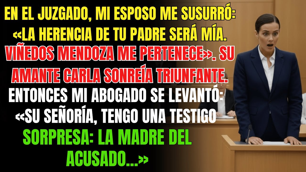 En El Divorcio⚖️Mi Marido Gritó: «La Herencia Será Mía»🤔Pero No Sabía Que Su Propia Madre ...
