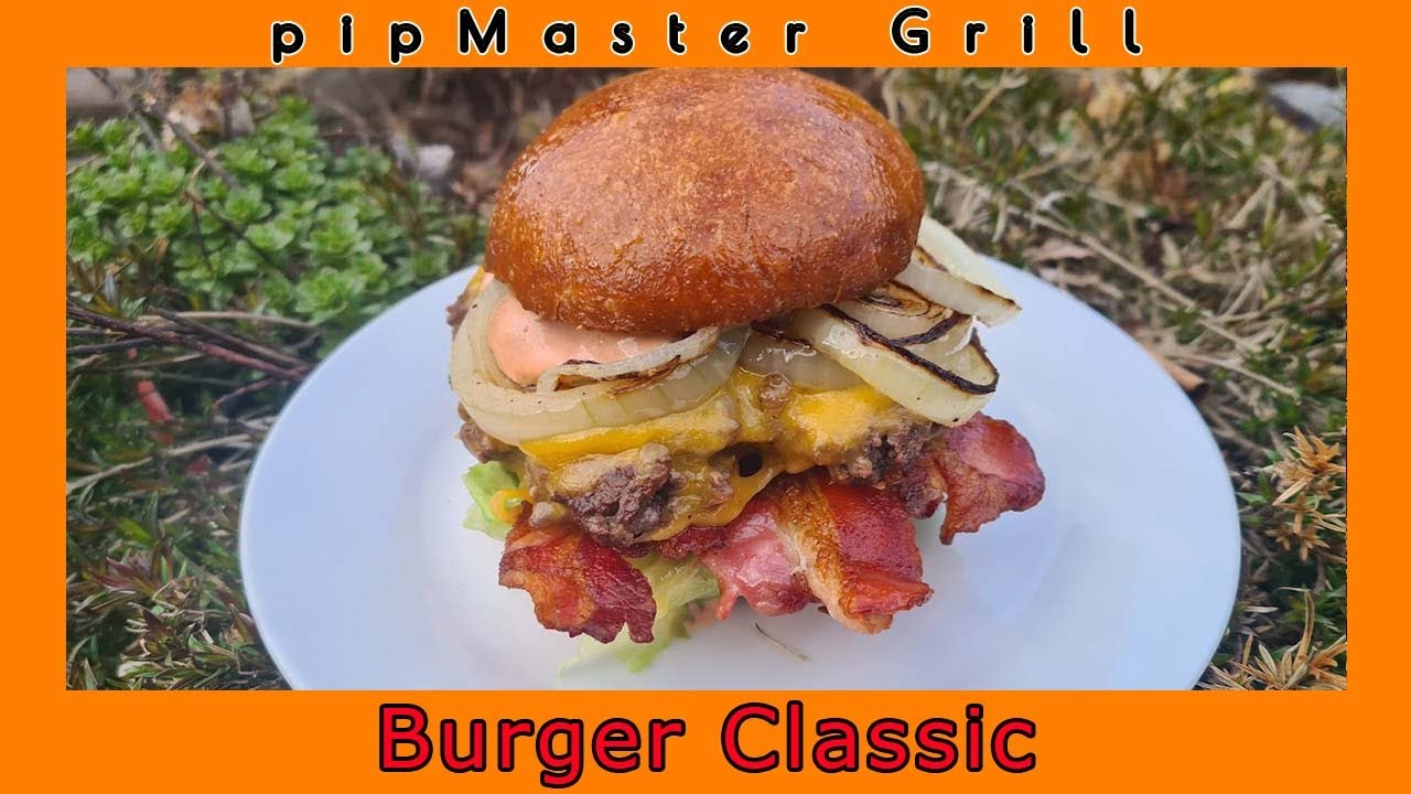 Burger classic v grilu Masterbuilt Gravity 800 #310