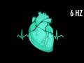 10 min heartbeat  binaural beat 6 hz