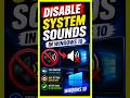 How To Disable System Sounds in Windows 10 ( 2026 )