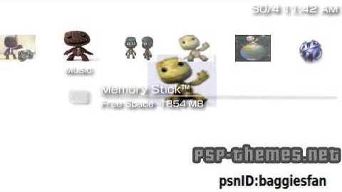 PSP Theme littlebigplanettheme PSP-Themes.NET