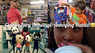 Comics,Fury Dancing & Annoying Habits!!| interracial family vlogs