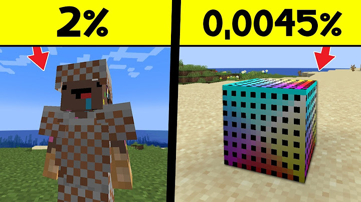 J'ai trouvé les 7 Items les plus Rares de Minecraft..