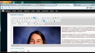 Creating and Editing a Webpage on Drupal 7