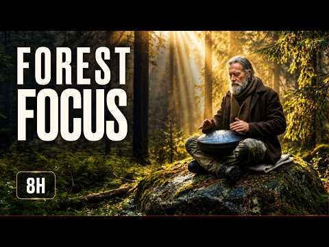 8 Hour Handpan Focus Music for Deep Work, Study and Inner Calm