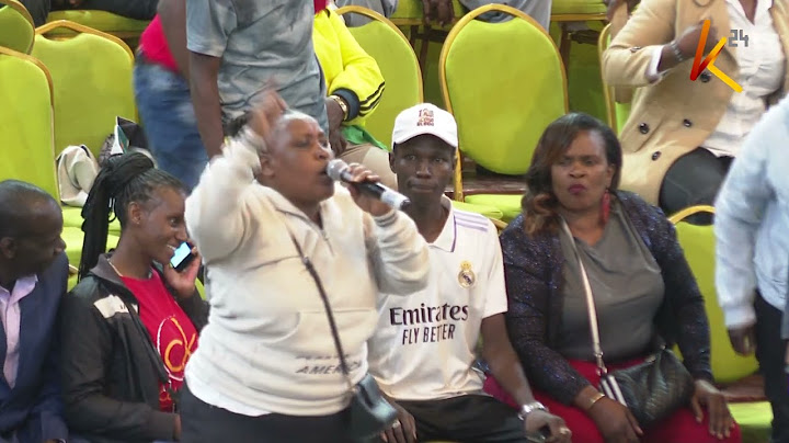 Chaos erupts at Bomas of Kenya during the public participation exercise