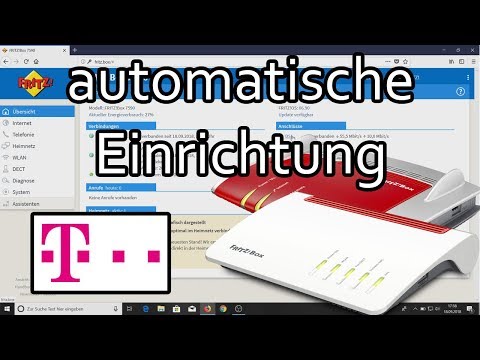 Fritzbox am Telekom Anschluss - Die automatische Einrichtung