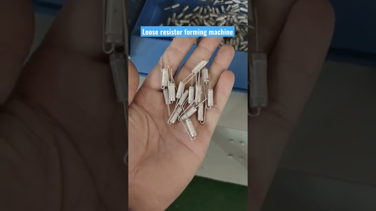 Loose axial lead forming machine resistor diode fuse bending F or FK machine