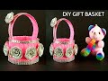 Gift Basket Ideas/DIY Gift Basket Packing Ideas/Handmade Gift Basket/How To Make Wedding Gift Basket