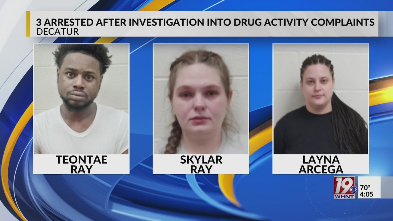 Three Charged With Trafficking Fentanyl-Laced Drugs (News 19 at 4)