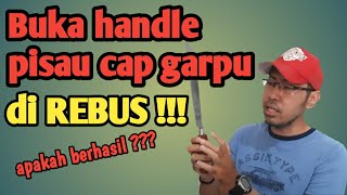 Buka handle pisau herder cap garpu