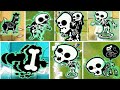 PvZ 2 Discovery - Synthesize Skeletons Of All Zombies When Electrocuted