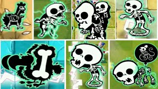 PvZ 2 Discovery - Synthesize Skeletons Of All Zombies When Electrocuted
