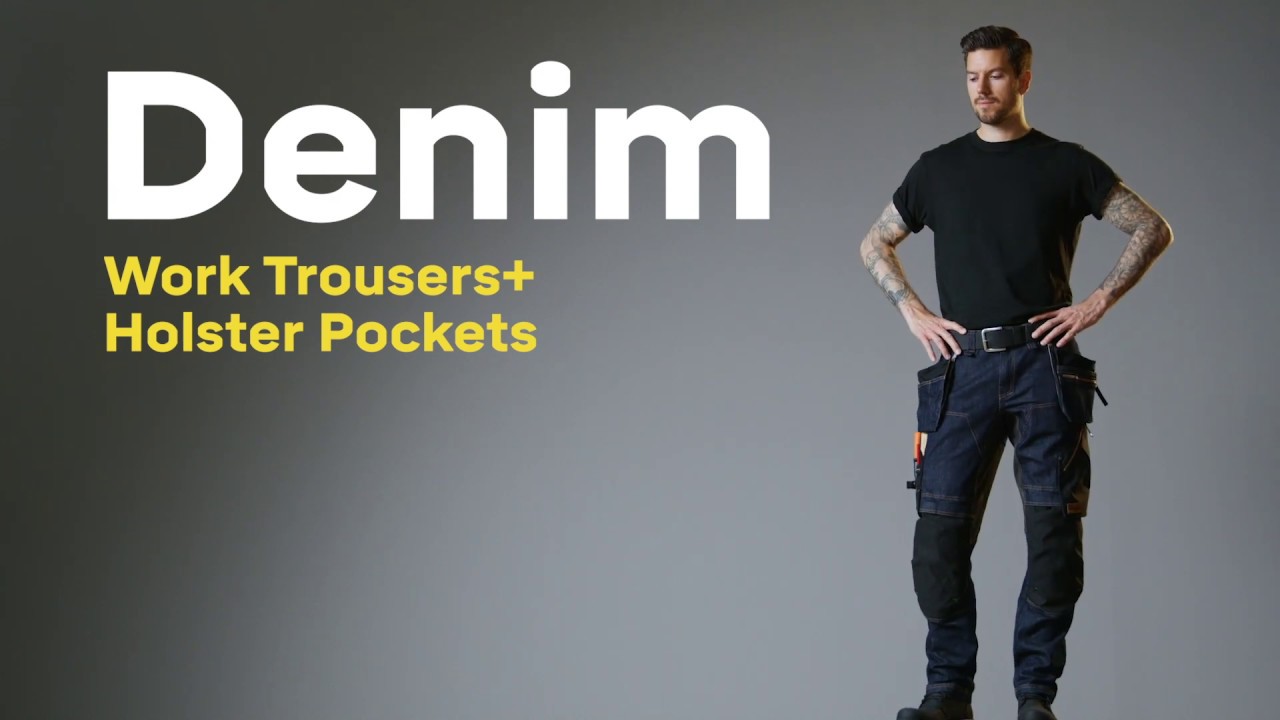 denim work trousers