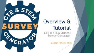 Student Survey Tutorial 2024 03 05