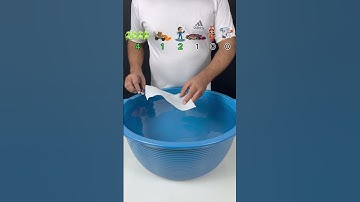 Try To Guess How Many Tissues Paper It Tooks! what wil happend next?#satisfying #watertub #water