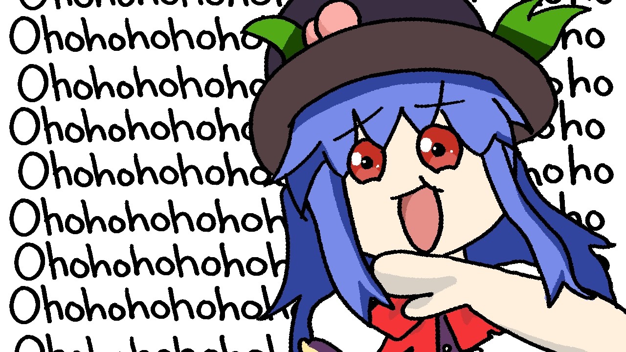 I can't believe I put Tenshi on my team in: Labyrinth of Touhou 2!