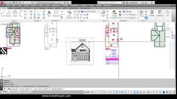 1. How to Draw Elevation from Floor Plan in AutoCAD