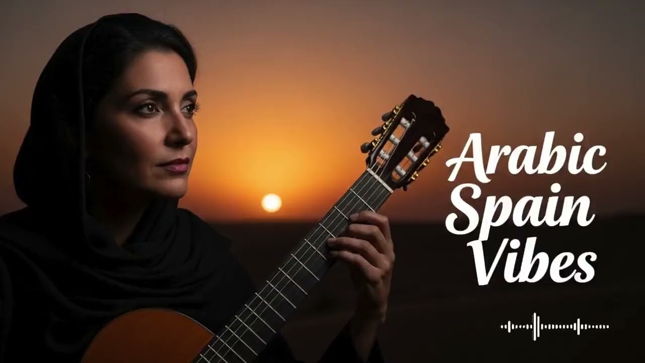 Arabic Spanish Flamenco Guitar Instrumental Music – Relaxing Desert Night Music