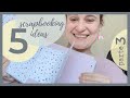 SCRAPBOOK IDEAS en español ► 5 nuevas IDEAS ✌️ ► Parte 3