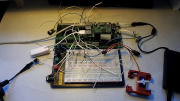 RaspberryPi3 & PiXtend ep. 63 : servomotor SG90, fischertechnik, control, Python, time, oscilloscope