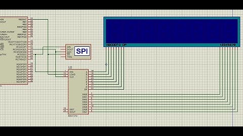 #36 How to Analyse SPI MAX7219 IC Register and Connection using PIC16F877A in Tamil Part-1....
