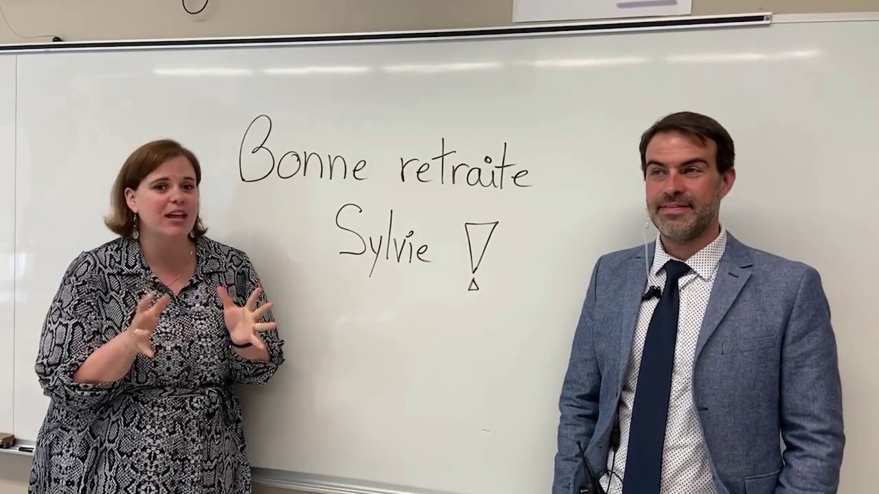 Mme Allard prend sa retraite ses collègues et élèves tenaient à