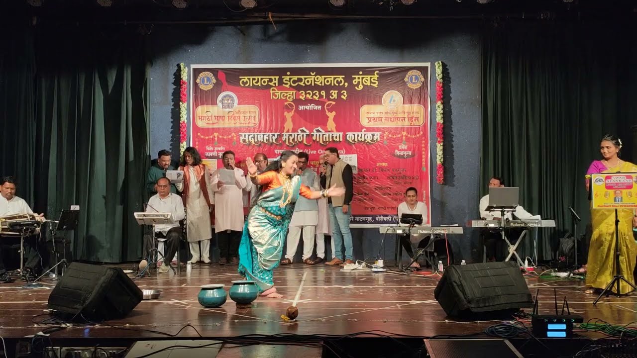 Apsara Aali !! Ft. Singers Minal Ji & Amita ji !! Sargam Music Labs & OJAS CREATION!! MARATHI SHOW