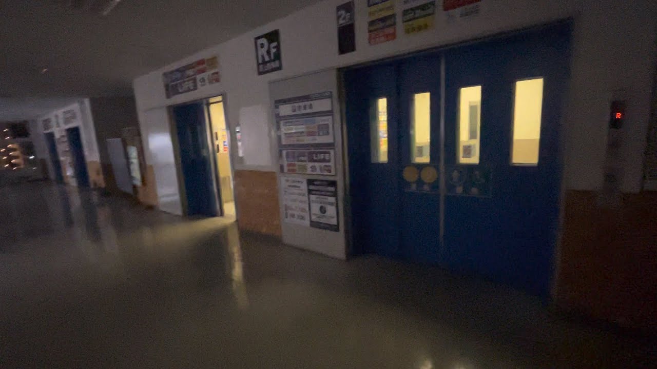 【AIWA製】コーナン鎌倉大船モールのエレベーター(4機まとめ)