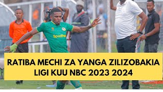 RATIBA MECHI ZA YANGA ZILIZOBAKIA LIGI KUU NBC 2023 2024