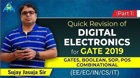 Quick Revision of Digital Electronics for GATE 2019 | Part 1