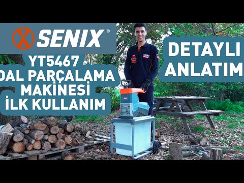 SENİX YT5467 Dal Parçalama Makinesi Kullanımı