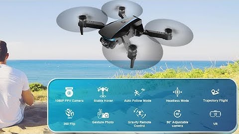 【KIDOMO】 F02 Foldable Mini Drone : How to Operate the Mini Drone?