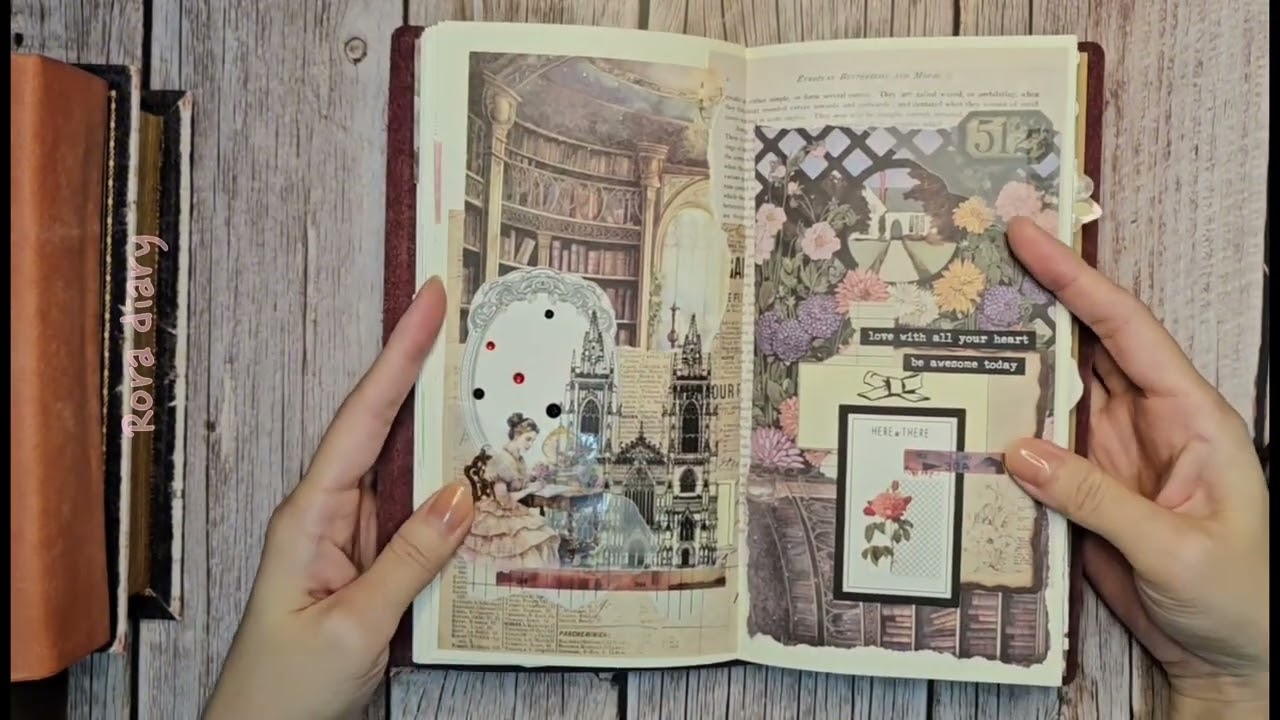 1시간 다꾸 모아보기✨️| 잠이 오는 편안한 소리 ASMR | relaxing sounds #scrapbooking