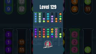 Solve Level 129 - Ball Sort Candy Sort Puzzle Game @GameSaviors #ballsortpuzzlegameplay screenshot 2