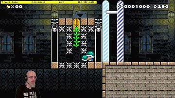 7 by 7 Cube by xredxhawkx / 1D0-5DF-62H / Mario Maker 2 Puzzle solution
