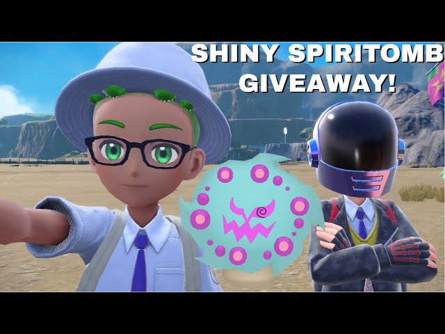 SHINY SPIRITOMB GIVEAWAY! Pokemon Scarlet and Violet Live stream