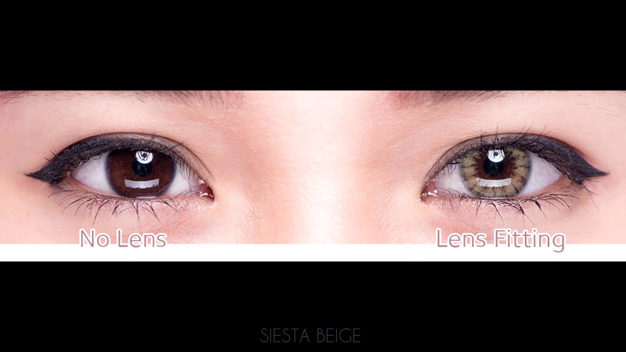 Color contacts for comfortable "SIESTA-BEIGE" [Colorclshop]