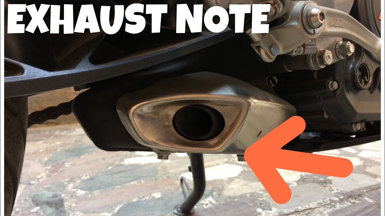 KTM Duke 200 Exhaust Sound(very loud) - YouTube