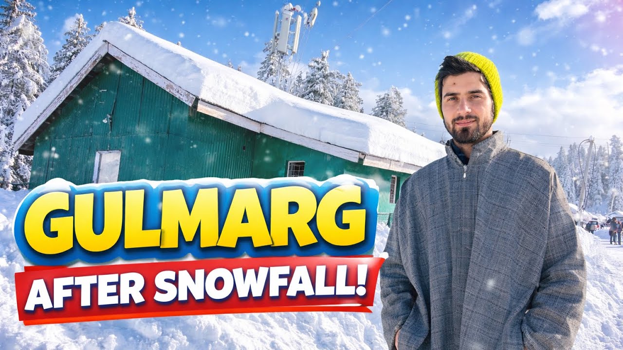 Gulmarg in Ending January 2026 after heavy snowfall || Gulmarg Snowfall 