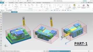 #NX CAM #Multi Side Toolpath #Multi MCS Toolpath #Part - 1